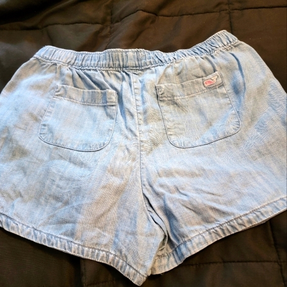 3/$30 - Girl's Vinyard Vines denim chambray shorts, size L - Picture 3 of 3
